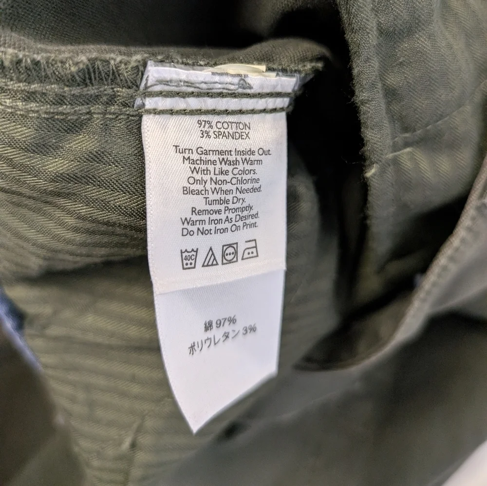 Eddie Bauer Women's Olive Green Cargo Pants Size 20 TALL NWT!